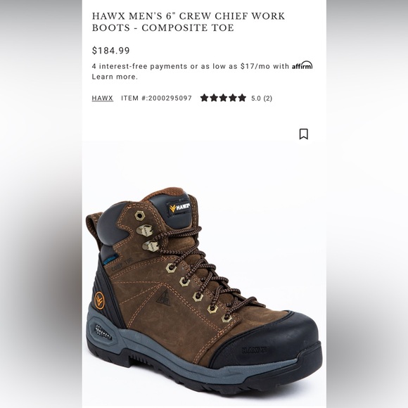 Hawx Other - Hawx Work Boots